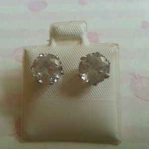 Cristal earrings (pretend) pierced Stud